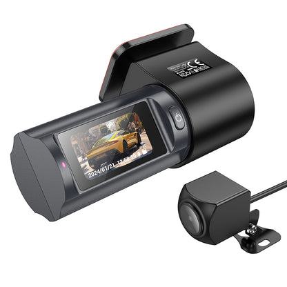 HOCO DV8 Front Rear Car Camera, 2K, 1.47inch Display