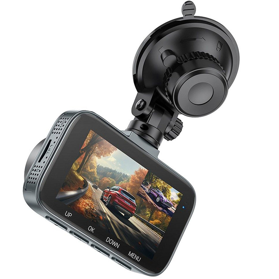 HOCO Driving DV6 Front Rear Car Camera, 1080P, 3inch Display