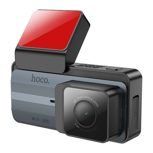 Front and Rear Car Camera HOCO DV12, 2K, Wi-Fi, GPS, 3.69inch Display