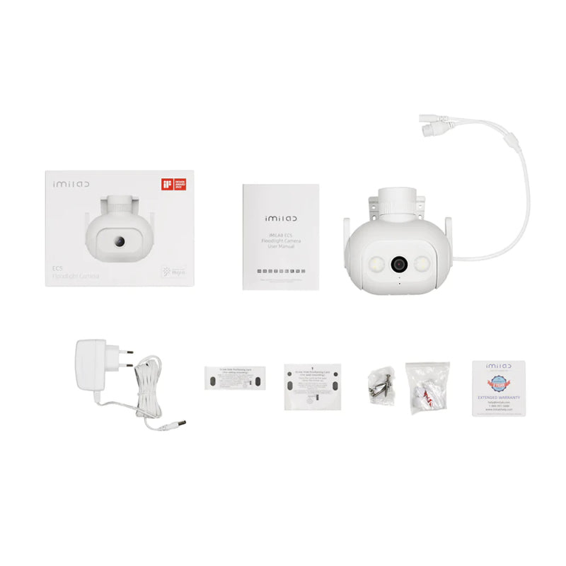 iMILAB EC5 Surveillance Camera, Wi-Fi, 2K, IP66, Outdoor CMSXJ55A