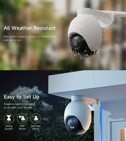 iMILAB EC6 Surveillance Camera, Wi-Fi, 3K, IP66, Outdoor CMSXJ65A