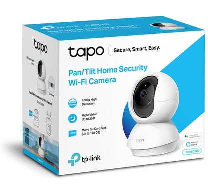 TP-LINK Tapo C200 Surveillance Camera, Wi-Fi, 1080P, Indoor