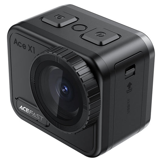 Acefast X1 Sport Camera, 4K, Wi-Fi, Black