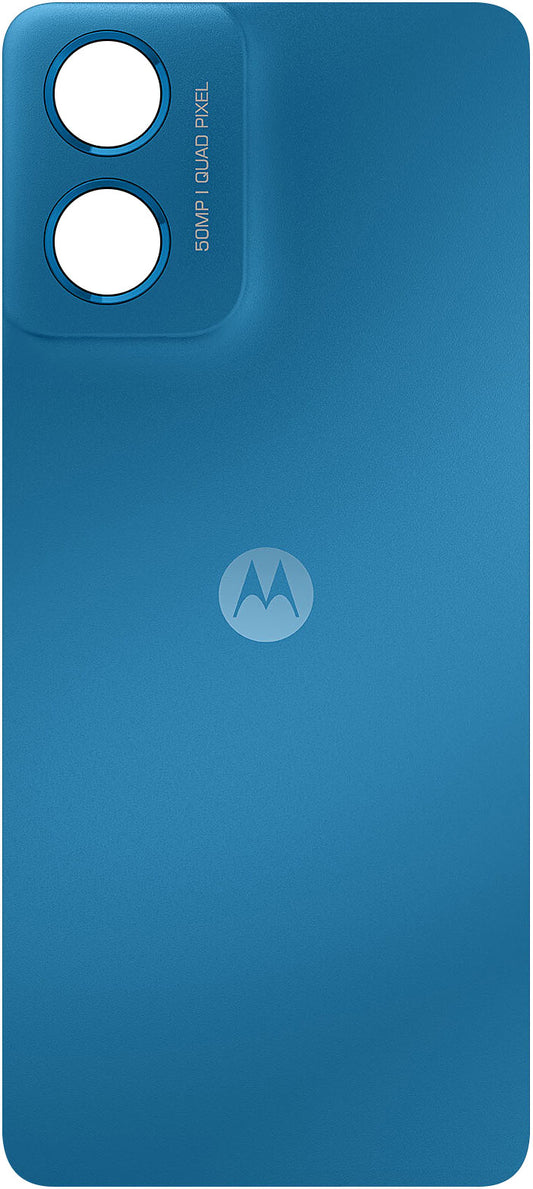 Motorola Moto G04s Battery Cover, Blue (Satin Blue), Service Pack 5S58C24269