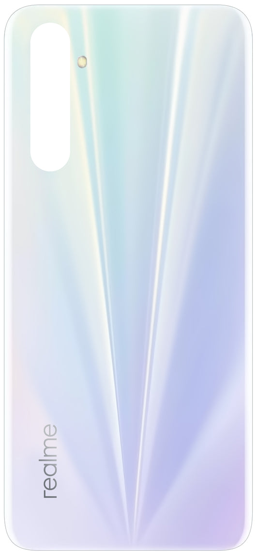 Realme 6 Battery Cover, White (Comet White), Service Pack 3200979