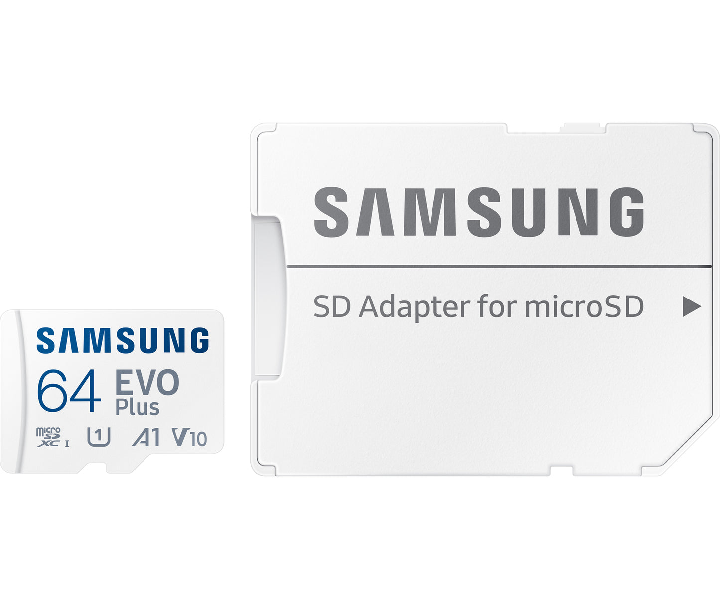 Samsung Evo Plus microSDXC Memory Card, 64Gb, Class 10 / UHS-1 U1, With Adapter MB-MC64KA/EU