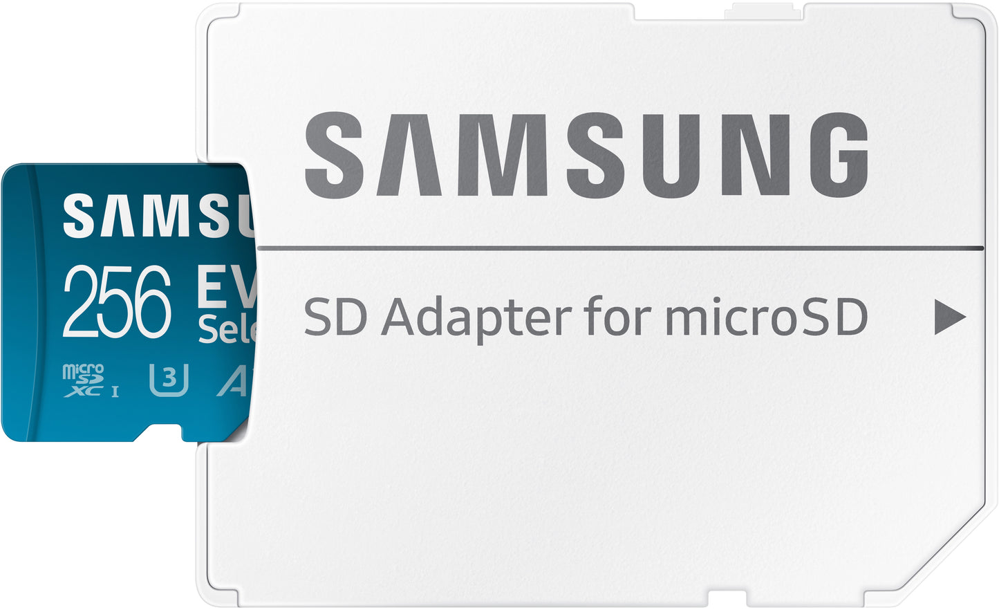 microSDXC Memory Card Samsung Evo Select Plus, 256Gb, Class 10 / UHS-1 U3, With Adapter MB-ME256KA/AM