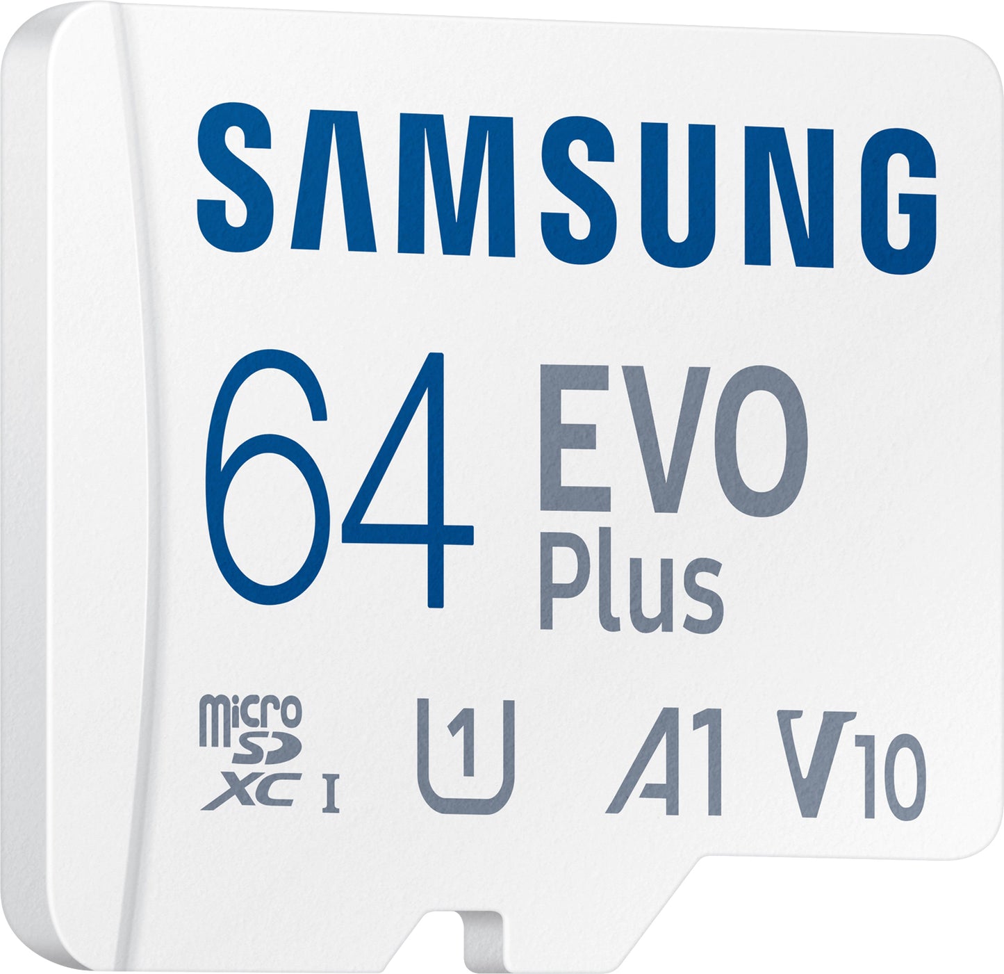 Samsung Evo Plus microSDXC Memory Card, 64Gb, Class 10 / UHS-1 U1, With Adapter MB-MC64KA/EU