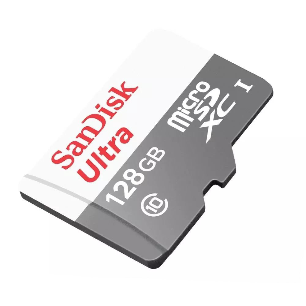 microSDXC SanDisk Ultra Android Memory Card, 128Gb, ​​Class 10 / UHS-1 U1 SDSQUNR-128G-GN6MN