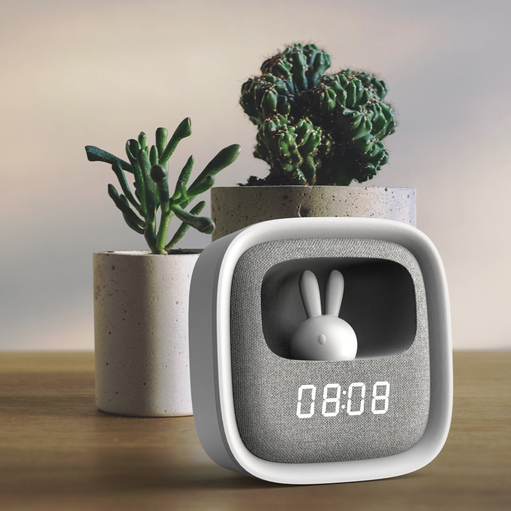 Forever Pure FNL-06 Aurora Digital Clock, White