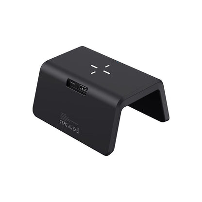 HAVIT W320 Digital Clock with QI Wireless Charging, Black