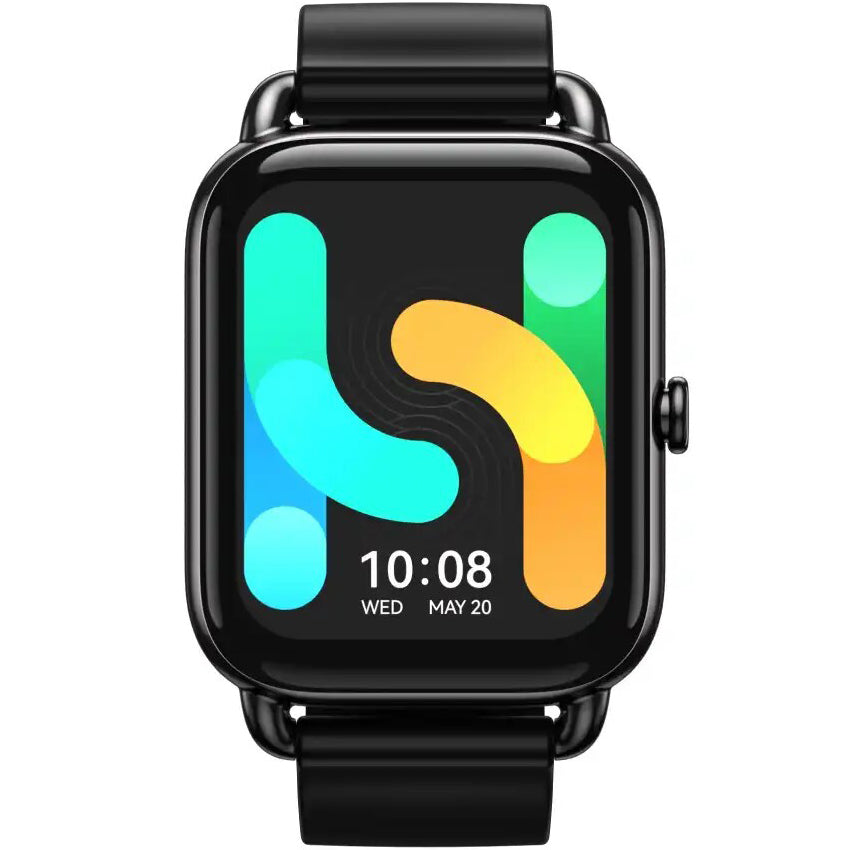 Haylou RS4 Plus LS11 Smartwatch, Silicone Strap, Black