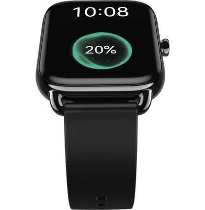 Haylou RS4 Plus LS11 Smartwatch, Silicone Strap, Black