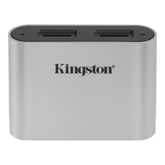 Kingston Workflow USB 3.2 Card Reader, Dual microSD, Gray WFS-SDC