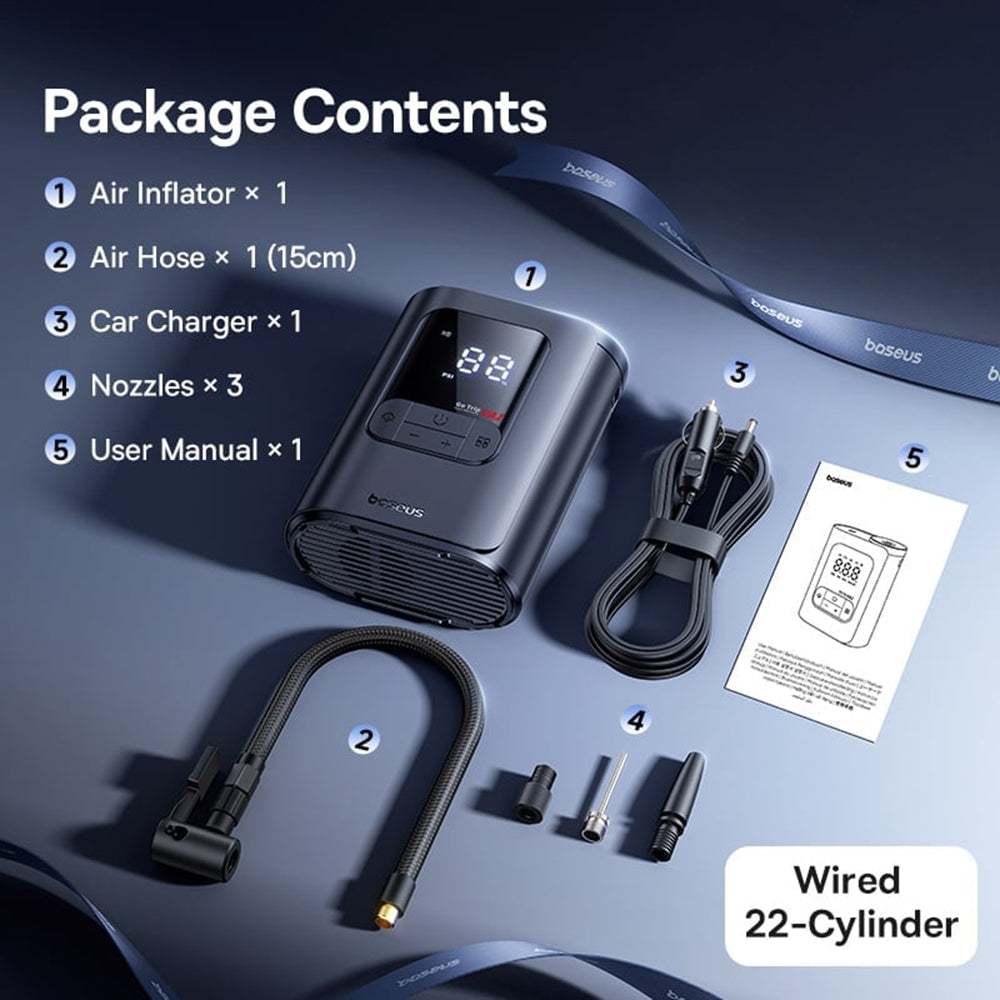 Baseus GoTrip VA1 Super Mini Auto Compressor P70385000123-00