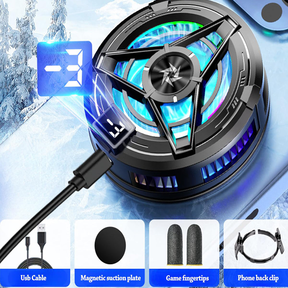 Techsuit SL17 Gaming Phone Cooler, Black