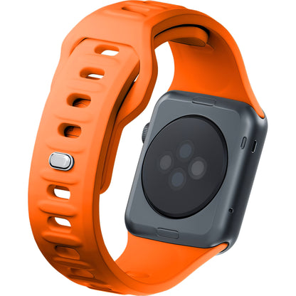 3MK Silicone Strap for Apple Watch 41mm / 40mm / 38mm Series, Orange