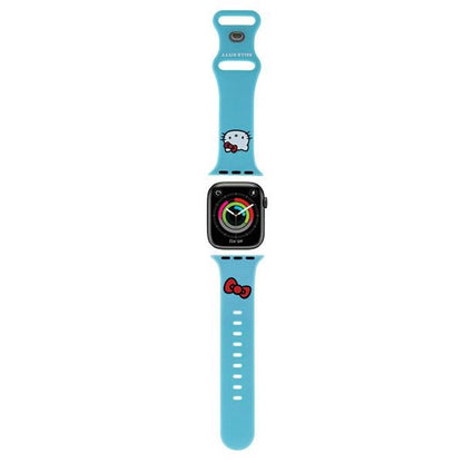 Hello Kitty Silicone Kitty Head Strap for Apple Watch 42mm / 41mm / 40mm / 38mm Series, Blue