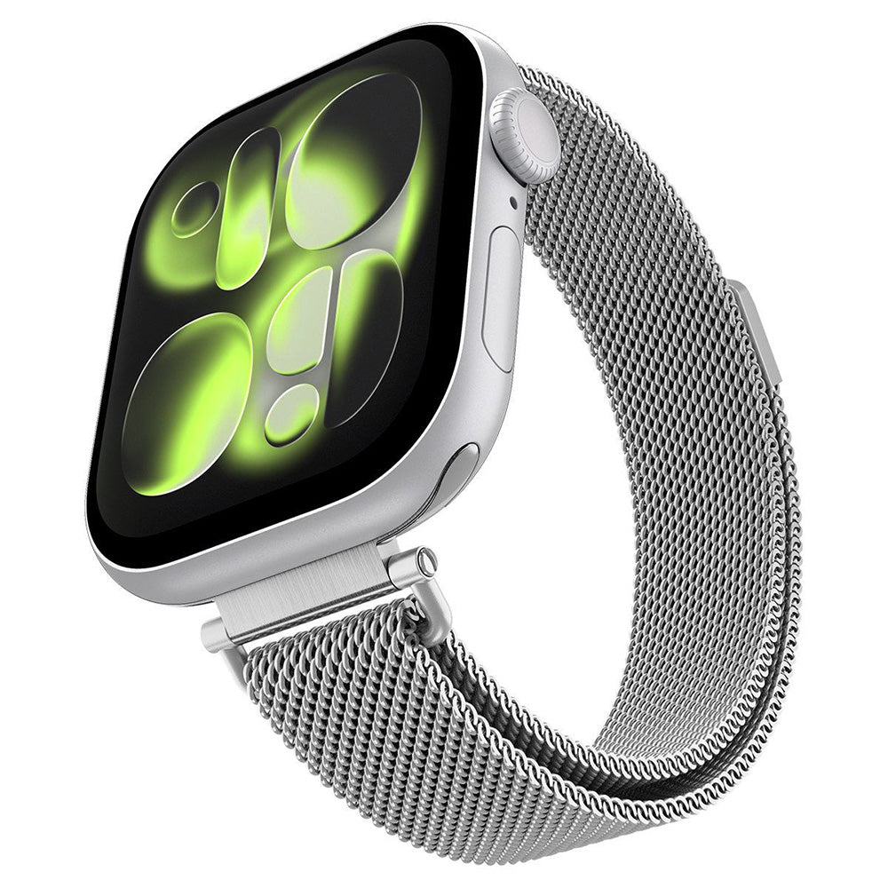 Spigen WBM4 Band for Apple Watch 42mm / 41mm / 40mm Series, Silver AMP10498