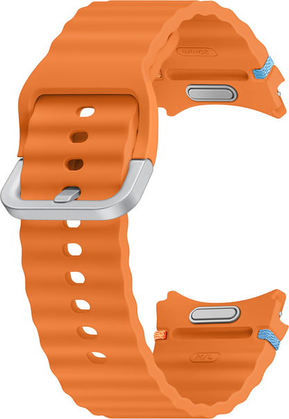 Sport Band for Samsung Galaxy Watch7 / Watch FE / Watch6 / Watch5 / Watch4 Series, M/L, Orange ET-SNL31LOEGEU