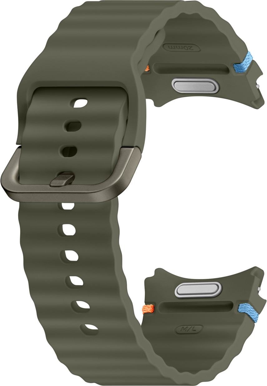 Sports Band for Samsung Galaxy Watch7 / Watch FE / Watch6 / Watch5 / Watch4 Series, M/L, Green ET-SNL31LKEGEU