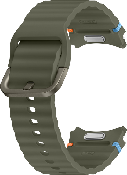 Sports Band for Samsung Galaxy Watch7 / Watch FE / Watch6 / Watch5 / Watch4 Series, S/M, Green ET-SNL30SKEGEU