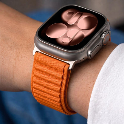 Tech-Protect NylonLoop Strap for Apple Watch 49mm / 46mm / 45mm / 44mm Series, Orange