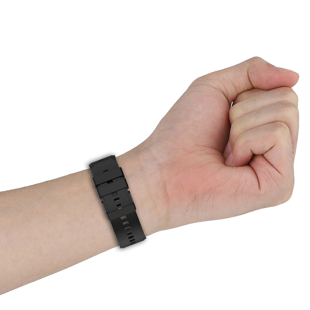 Techsuit W026 Strap for Samsung Galaxy Watch / Huawei Watch Series, 20mm, Dark Blue