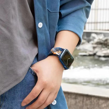 Techsuit W032 Strap for Apple Watch 49mm / 46mm / 45mm / 44mm / 42mm Series, Navy Blue