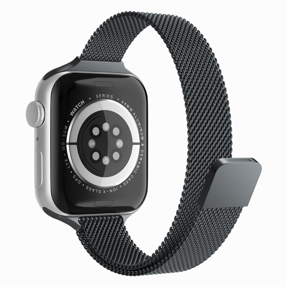 Techsuit W034 Strap for Apple Watch 42mm / 41mm / 40mm / 38mm Series, Black