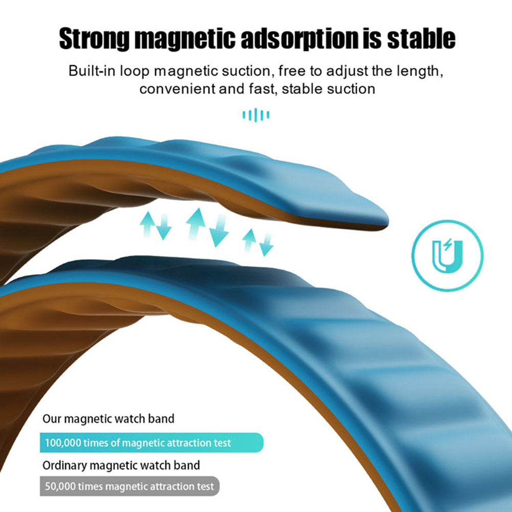 Techsuit W035 Strap for Apple Watch 49mm / 46mm / 45mm / 44mm / 42mm Series, White