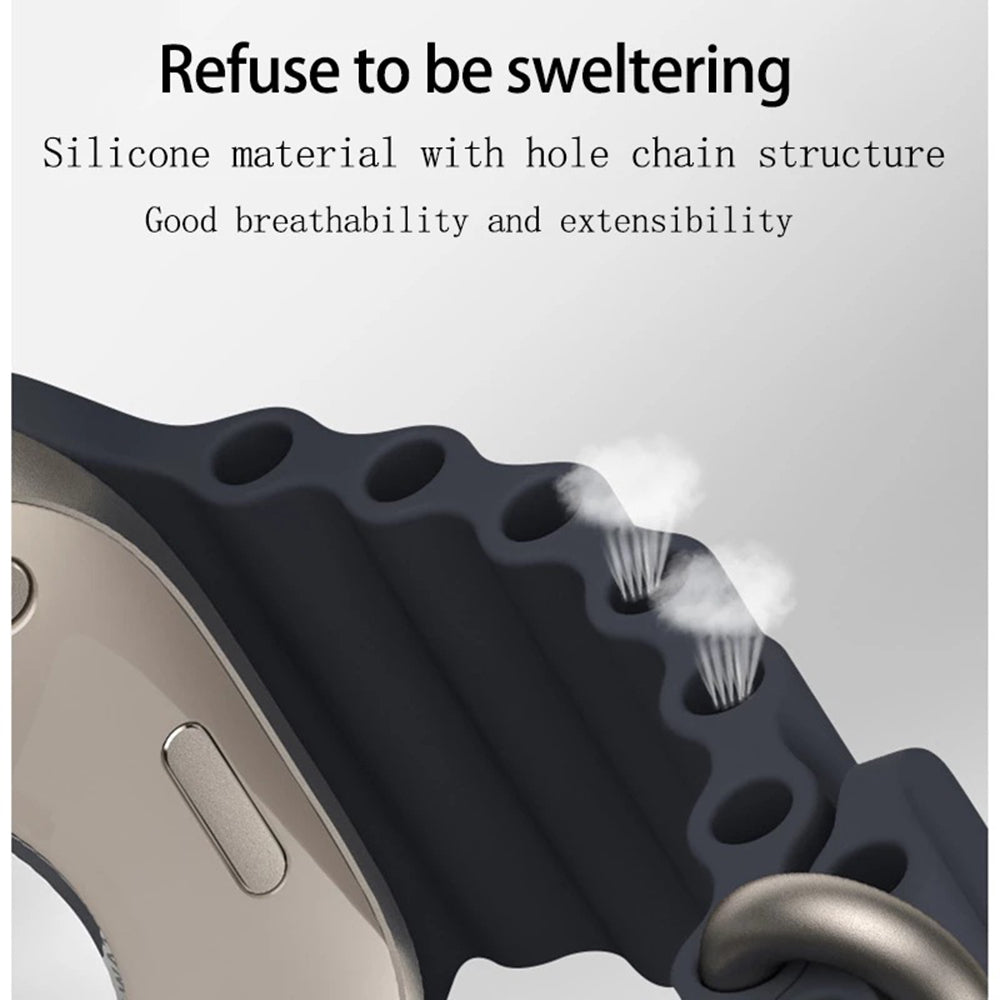 Techsuit W038 Strap for Apple Watch 49mm / 46mm / 45mm / 44mm / 42mm Series, Yellow