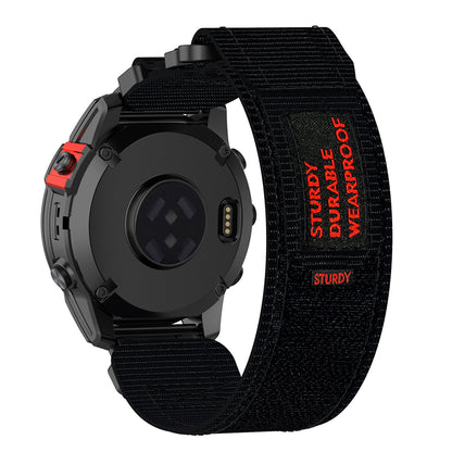 Techsuit W057 Strap for Garmin Watch Fenix Series, 26mm, Black