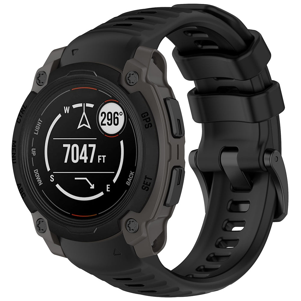 Techsuit W076 Strap for Garmin Instinct E 45mm, Black
