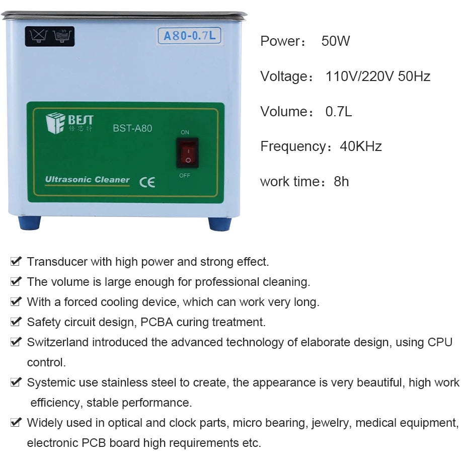 Best BST-A80 Ultrasonic Tank