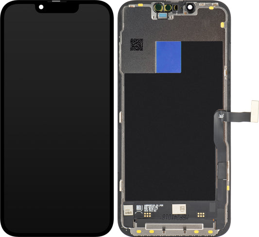 JK Touchscreen Display for Apple iPhone 13 Pro, with Frame, In-Cell IC Movable LCD Version, Black