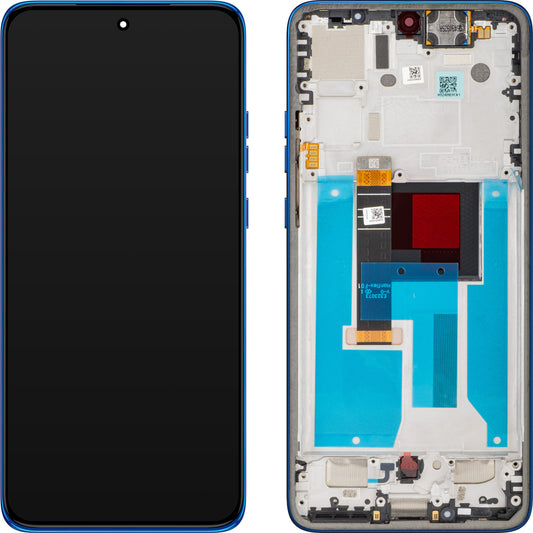 Touchscreen Display Motorola Edge 50 Neo, with Frame, Nautical Blue, Service Pack 5D68C28686