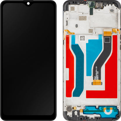 MP Touchscreen Display compatible with Samsung Galaxy A10s A107, with Frame, Black