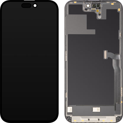 MP Touchscreen Display compatible with Apple iPhone 14 Pro Max, with Frame, OLED FHD Diagnostic Version, Black