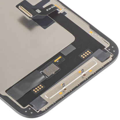 MP Touchscreen Display compatible with Apple iPhone 16e, with Frame, Soft OLED FHD 120Hz Movable IC Version, Black