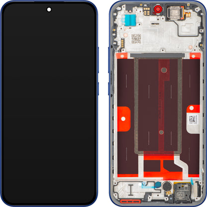 Oppo A6 Pro 5G Display with Touchscreen, with Frame, Blue (Stellar Blue), Service Pack 621029000656