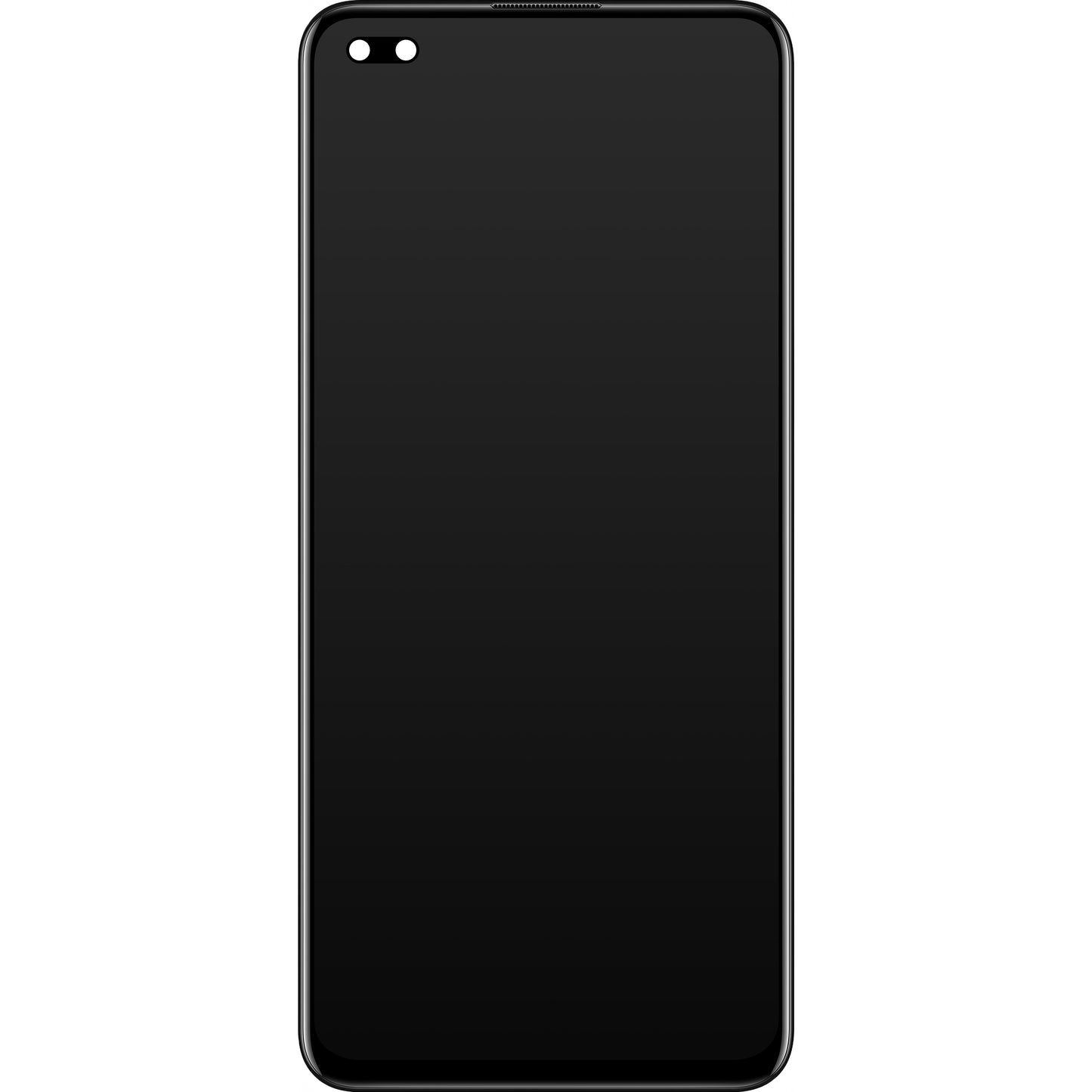 Oppo Reno4 Lite Touchscreen Display, with Frame, Black, Service Pack 4904988