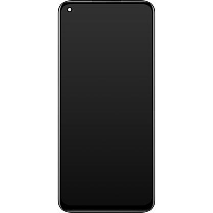 Realme 8 Touchscreen Display, with Frame, Black, Service Pack 4906919