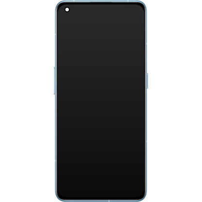 Realme GT2 Pro Touchscreen Display, with Frame, Blue (Titanium Blue), Service Pack 4909406