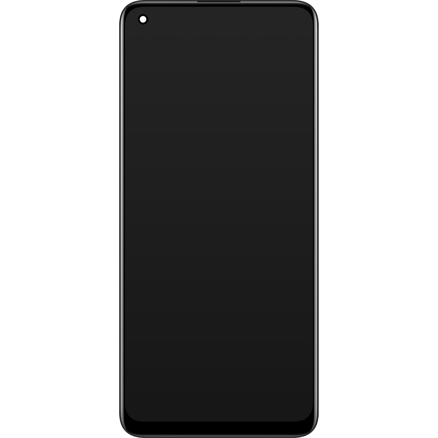 Realme 7 Pro Touchscreen Display, with Frame, Black, Service Pack 4904996