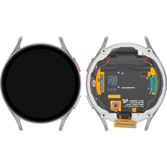 Samsung Galaxy Watch7 44mm Touchscreen Display with Frame, BT Version, Silver, Service Pack GH97-29845C