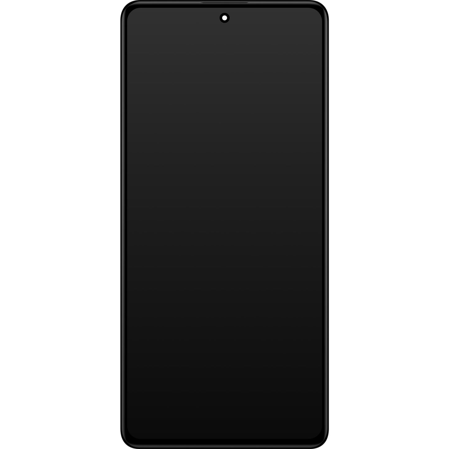 Xiaomi Redmi Note 12 Pro 5G Touchscreen Display, with Frame, Black (Midnight Black), Service Pack 5600010M1600