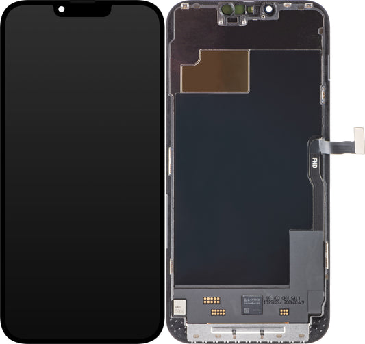 ZY Touchscreen Display for Apple iPhone 13 Pro Max, with Frame, In-Cell IC Movable LCD Version, Black