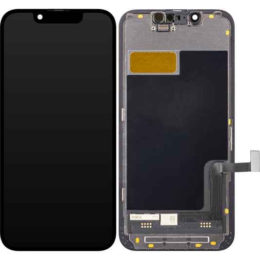 ZY Touchscreen Display for Apple iPhone 13 mini, with Frame, In-Cell IC Movable LCD Version, Black