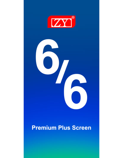 ZY Touchscreen Display for Apple iPhone 6, with Frame, Premium Plus, White